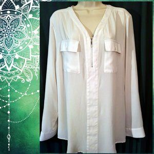 Valerie Stevens Zip Front Top